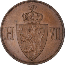 Münze, Norwegen, Haakon VII, 5 Öre, 1907, VZ, Bronze, KM:364
