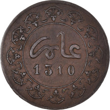 Coin, Morocco, Moulay al-Hasan I, Falus, 1892 / AH 1310, Fes, Rare, VF(30-35)