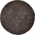 Moneda, Francia, Louis XIII, Double Tournois, 1613, Lyon, BC+, Cobre, KM:43.2