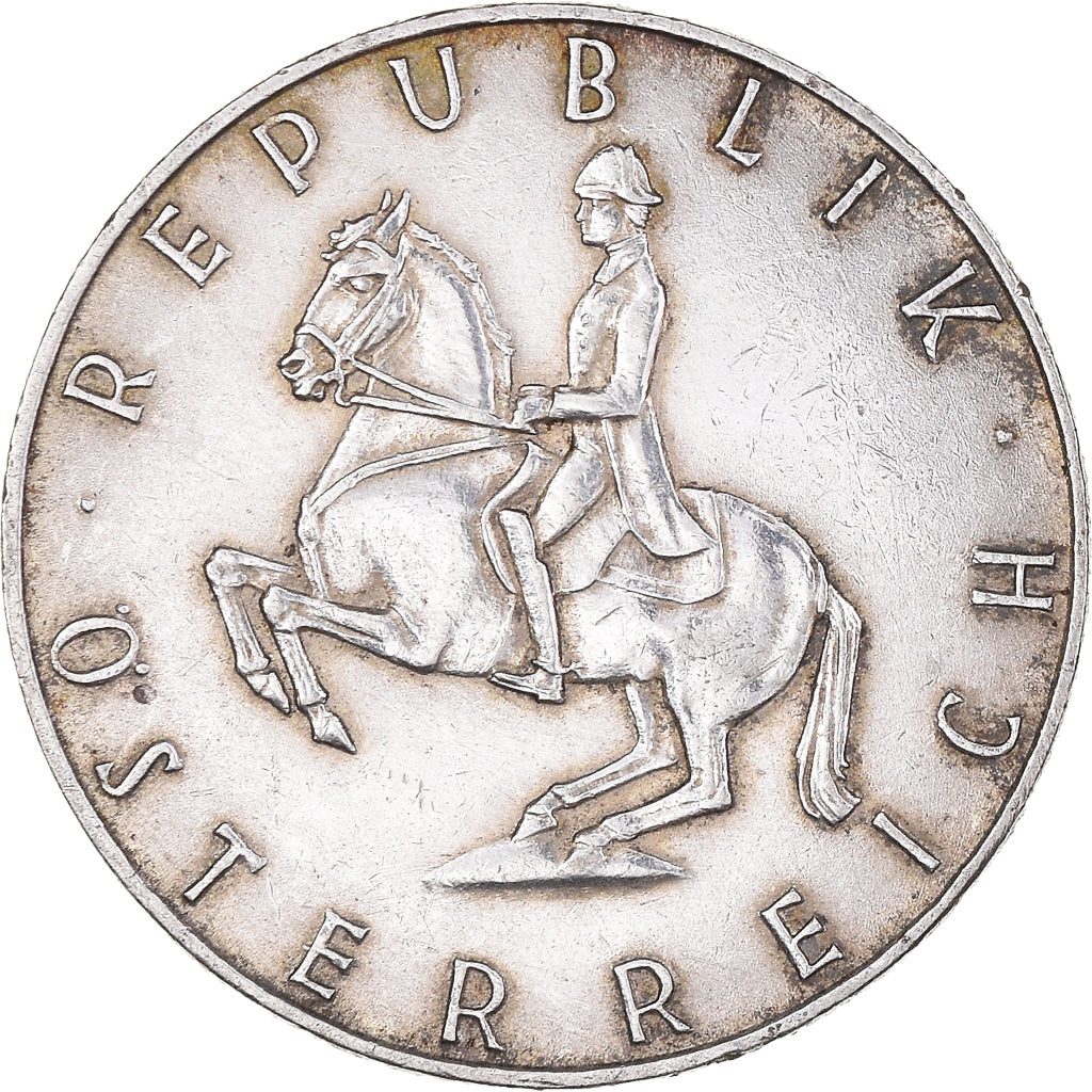 Coin, Austria, 5 Schilling, 1960, AU(50-53), Silver, KM:2889