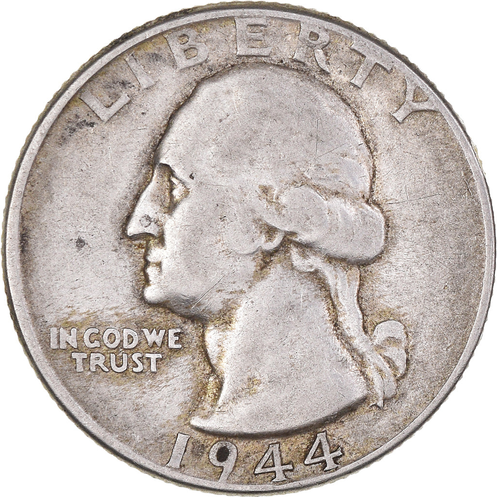 Coin, United States, Washington, Quarter, 1944, Philadelphia, VF(30-35), Silver