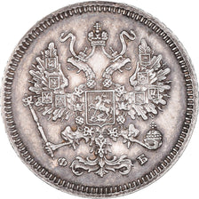 Monnaie, Russie, Alexander II, 10 Kopeks, 1861, Saint-Petersburg, SUP, Argent