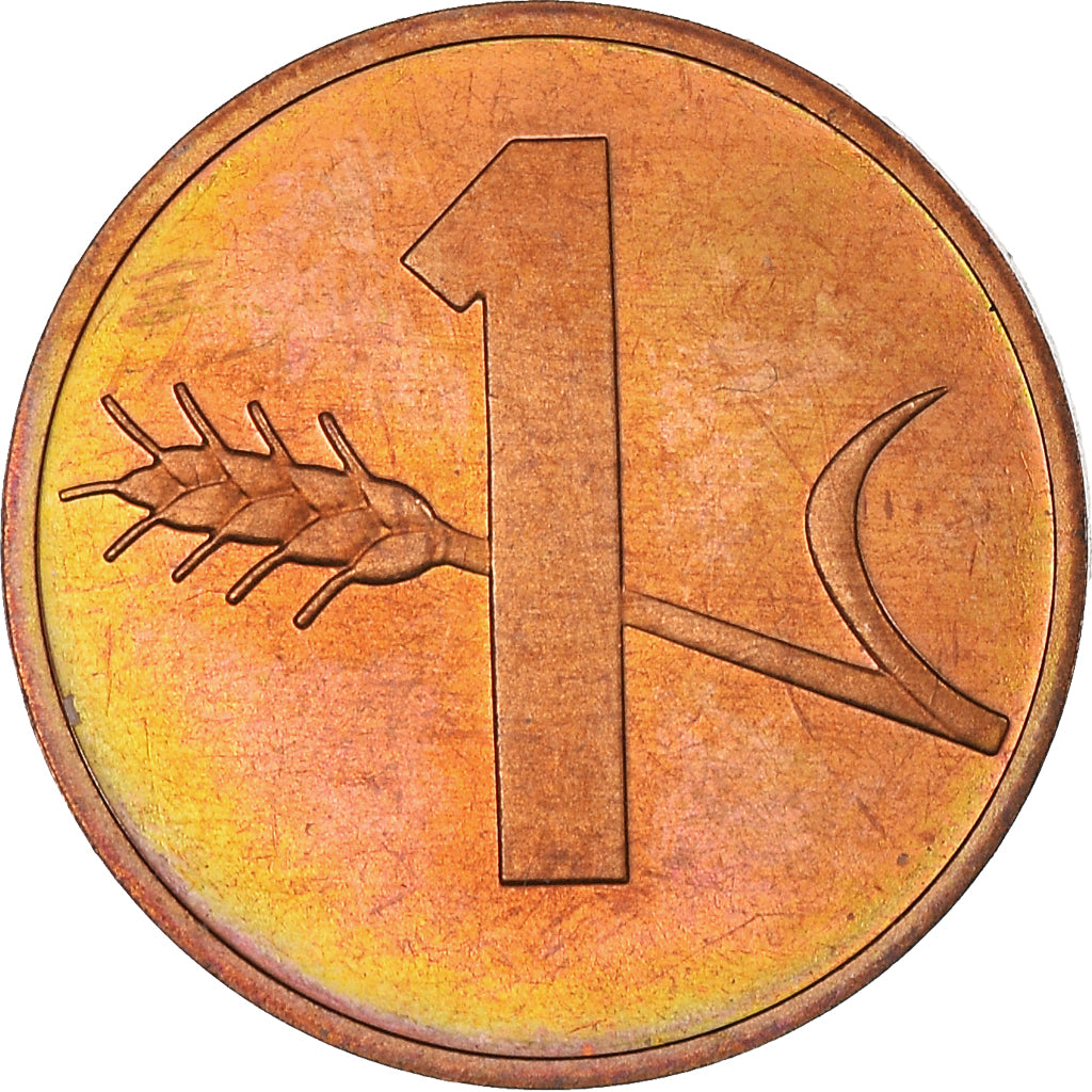 Moneta, Szwajcaria, Rappen, 1979, Bern, Proof, MS(63), Brązowy, KM:46