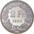 Moneta, Szwajcaria, 2 Francs, 1980, Bern, Proof, MS(63), Miedź-Nikiel, KM:21a.1
