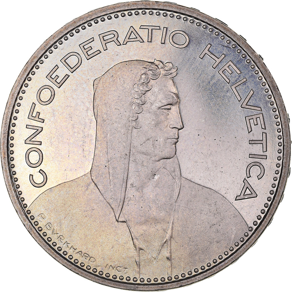 Moneda, Suiza, 5 Francs, 1980, Bern, Proof, SC, Cobre - níquel, KM:40a.1