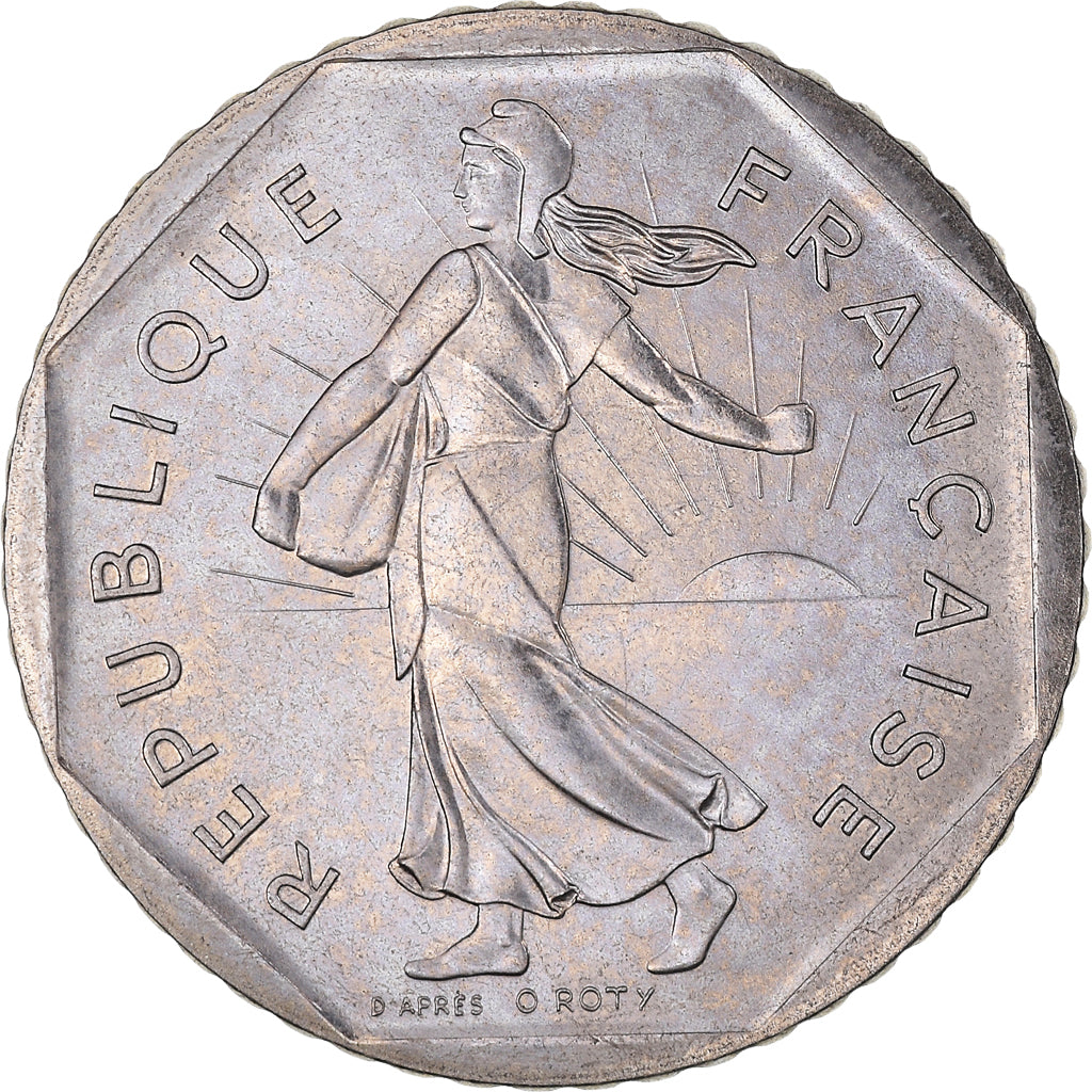 Moneta, Francia, Semeuse, 2 Francs, 1980, Paris, FDC, Nichel, KM:942.1