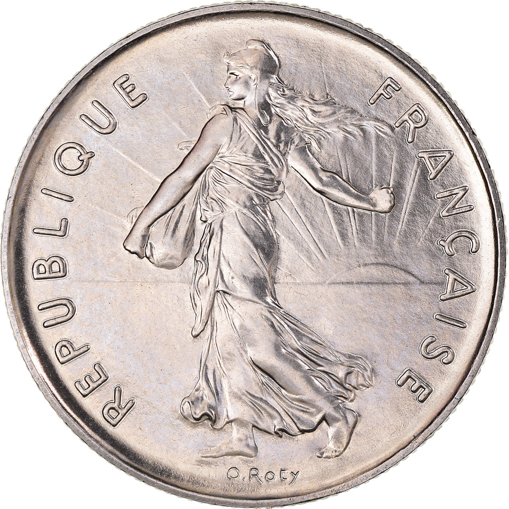 Coin, France, Semeuse, 5 Francs, 1980, Paris, MS(65-70), Nickel Clad