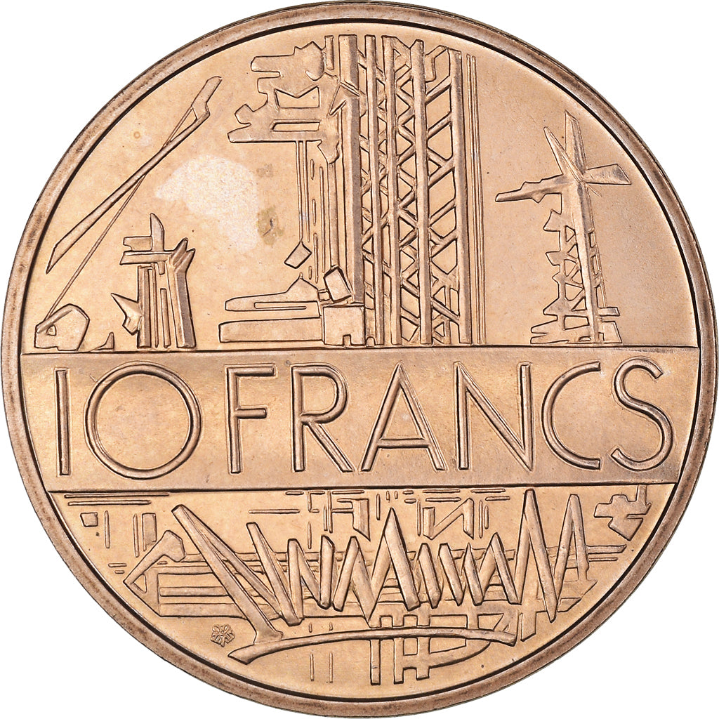 Münze, Frankreich, Mathieu, 10 Francs, 1980, Paris, Tranche A, STGL