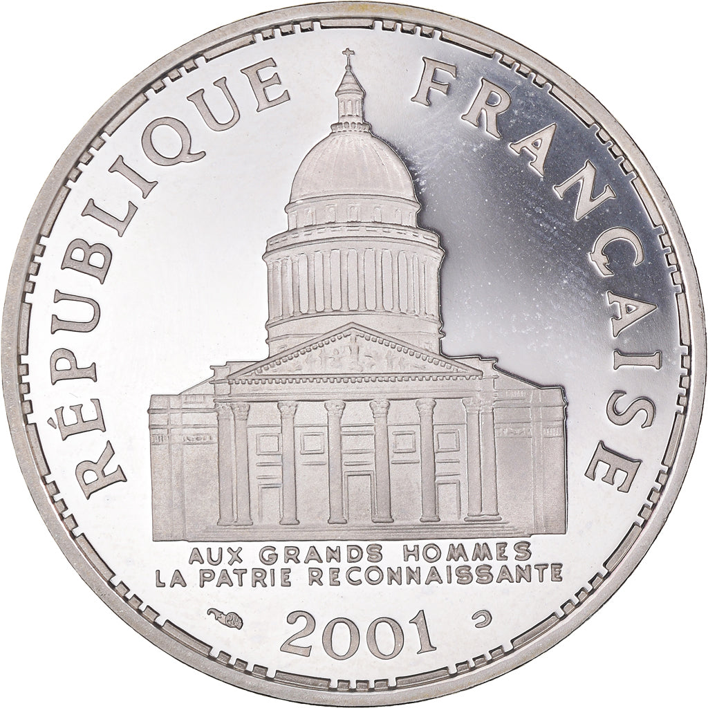 Coin, France, Panthéon, 100 Francs, 2001, Paris, Proof, MS(65-70), Silver