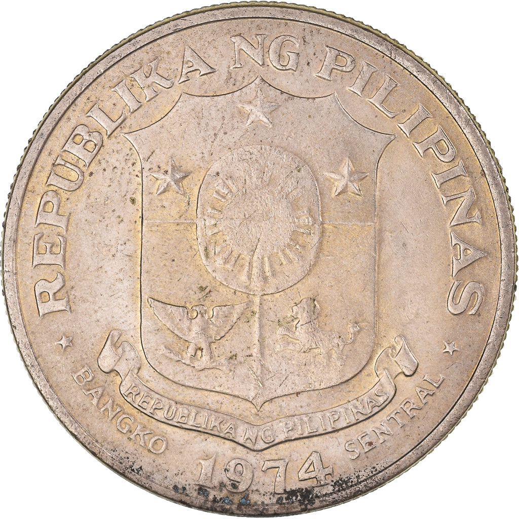 Munten, Fillipijnen, Piso, 1974, PR, Copper-Nickel-Zinc, KM:203