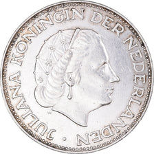 Monnaie, Pays-Bas, Juliana, 2-1/2 Gulden, 1961, TTB+, Argent, KM:185