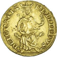 Monnaie, France, Philippe IV Le Bel, Petit Royal d'or, 1285-1314, Rare, TTB, Or