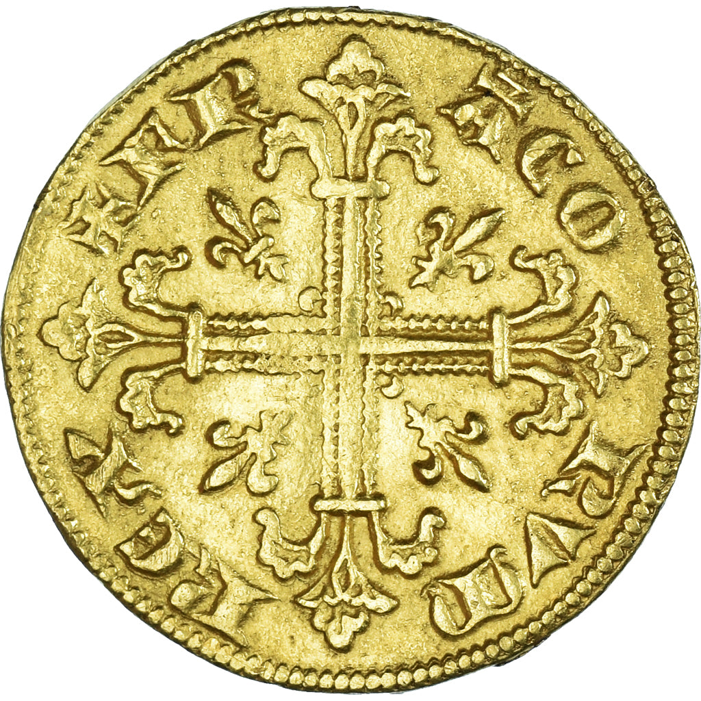 Monnaie, France, Philippe IV Le Bel, Petit Royal d'or, 1285-1314, Rare, TTB, Or