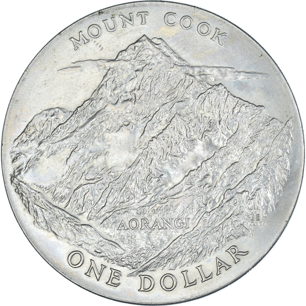 Munten, Nieuw Zeeland, Elizabeth II, Dollar, 1970, ZF+, Cupro-nikkel, KM:42