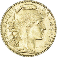 Moneta, Francja, Marianne, 20 Francs, 1900, Paris, AU(50-53), Złoto, KM:847
