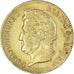 Moeda, França, Louis-Philippe, 40 Francs, 1831, Paris, VF(30-35), Dourado