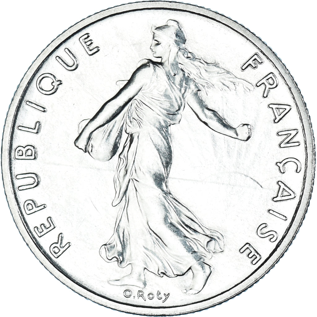 Coin, France, Semeuse, 1/2 Franc, 1981, Paris, MS(65-70), Nickel, KM:931.1