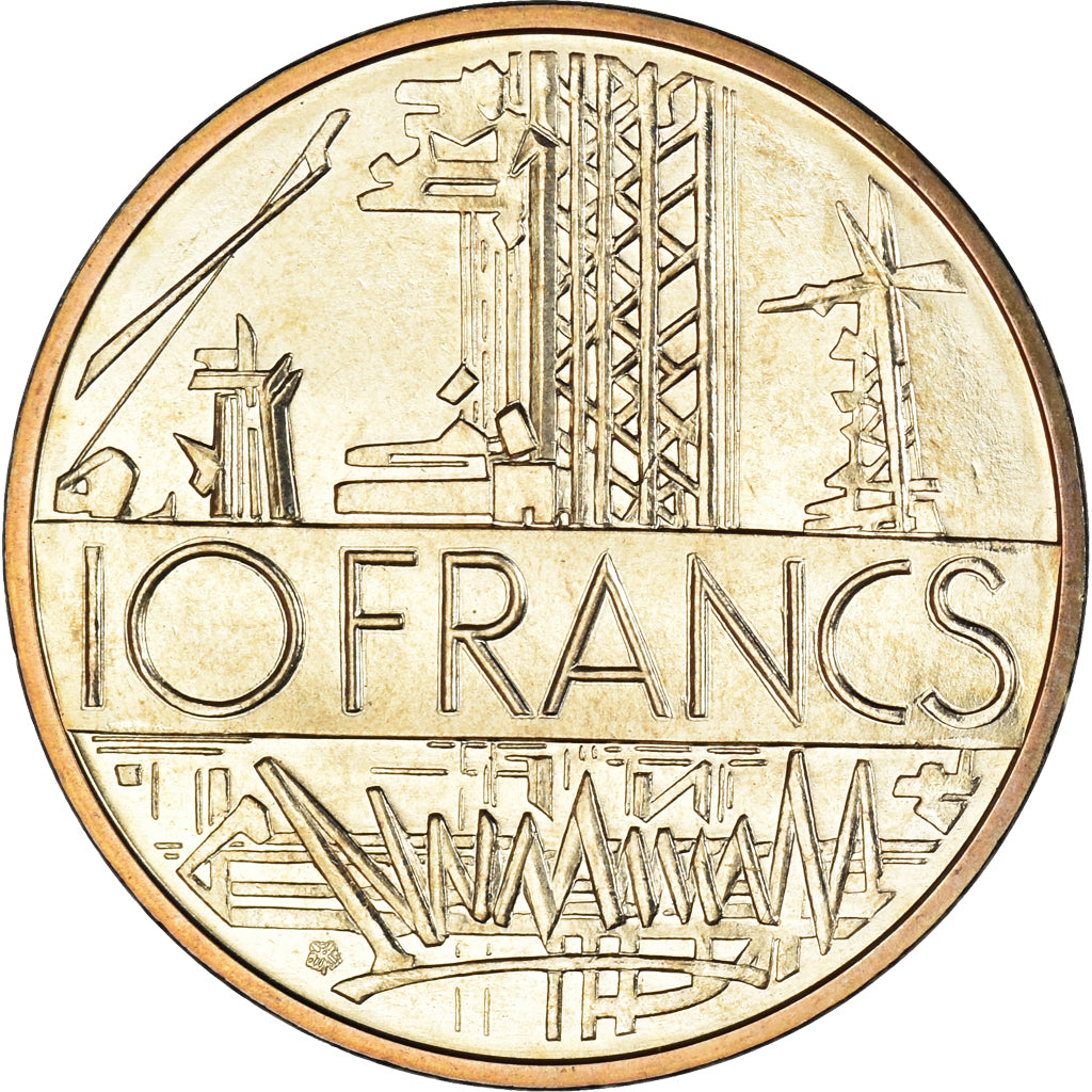 Münze, Frankreich, Mathieu, 10 Francs, 1981, Paris, Tranche A, STGL