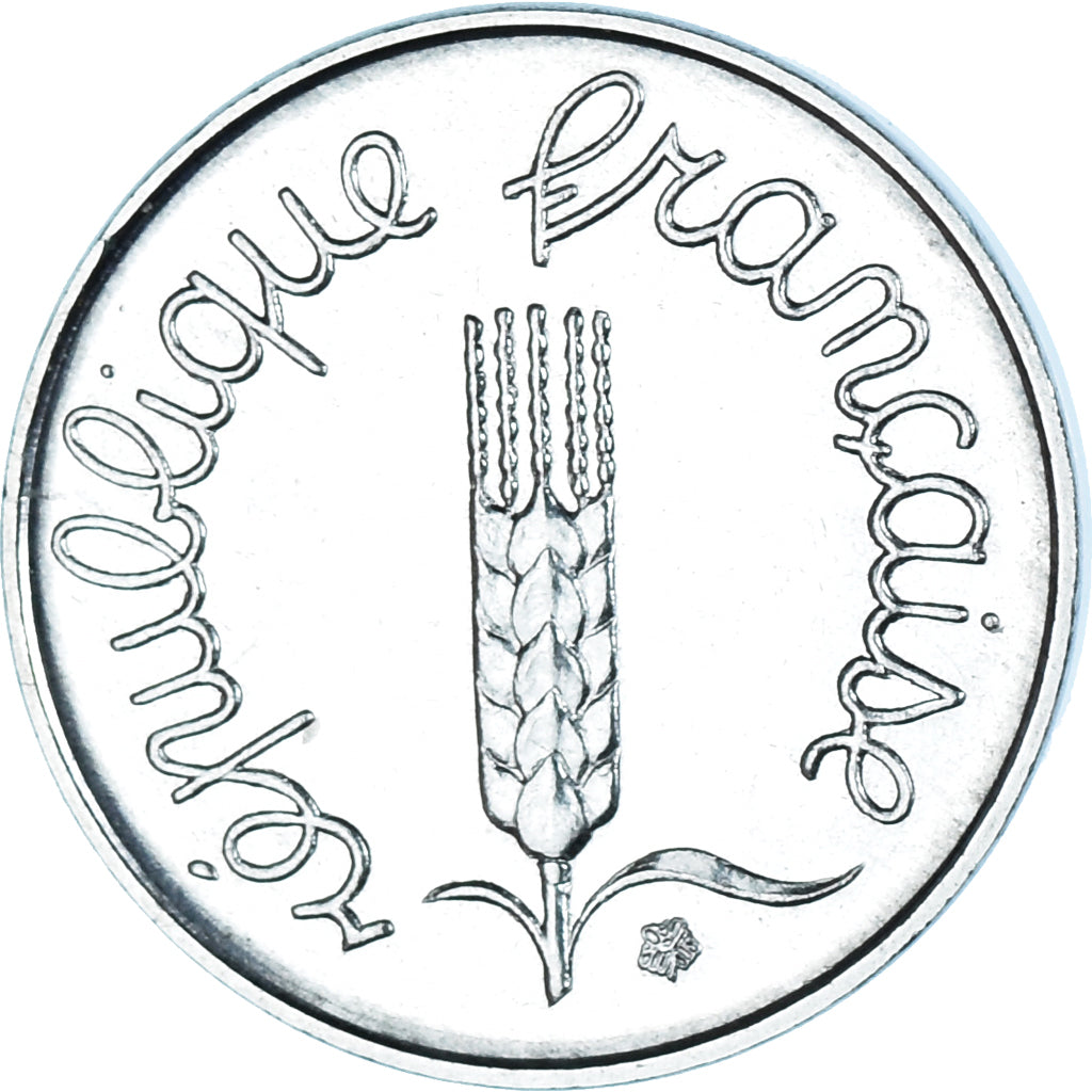 Moeda, França, Épi, Centime, 1982, Paris, MS(65-70), Aço Inoxidável, KM:928