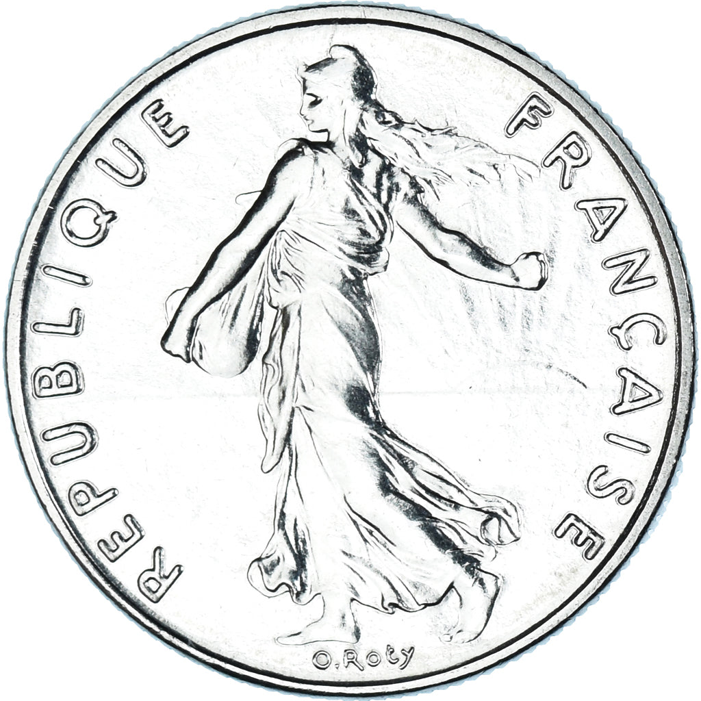 Coin, France, Semeuse, 1/2 Franc, 1982, Paris, MS(65-70), Nickel, KM:931.1