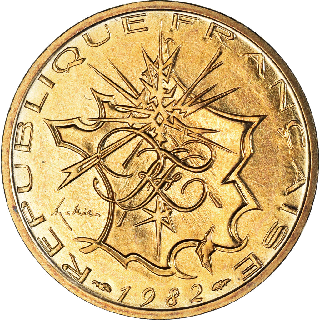 Münze, Frankreich, Mathieu, 10 Francs, 1982, Paris, Tranche A, STGL