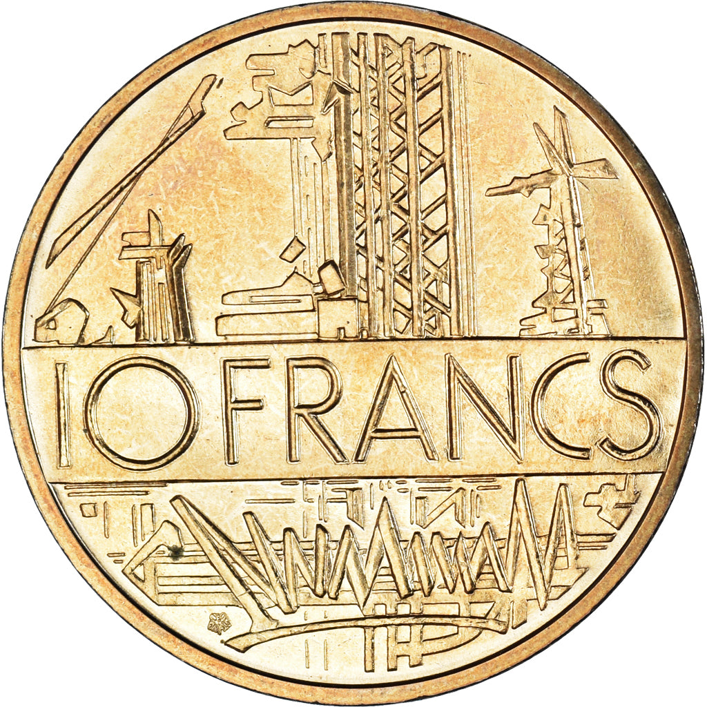 Münze, Frankreich, Mathieu, 10 Francs, 1982, Paris, Tranche A, STGL