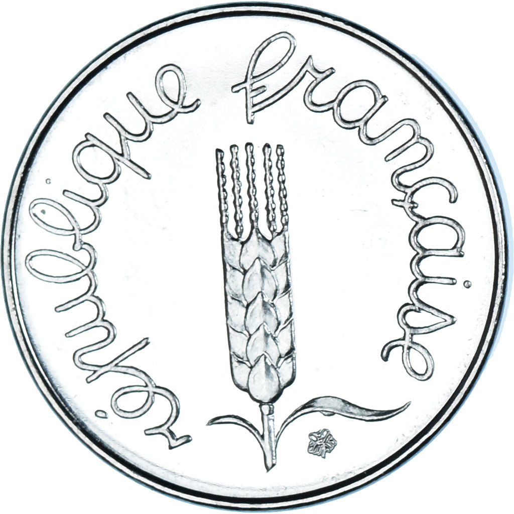 Coin, France, Épi, Centime, 1977, Paris, MS(65-70), Stainless Steel, KM:928