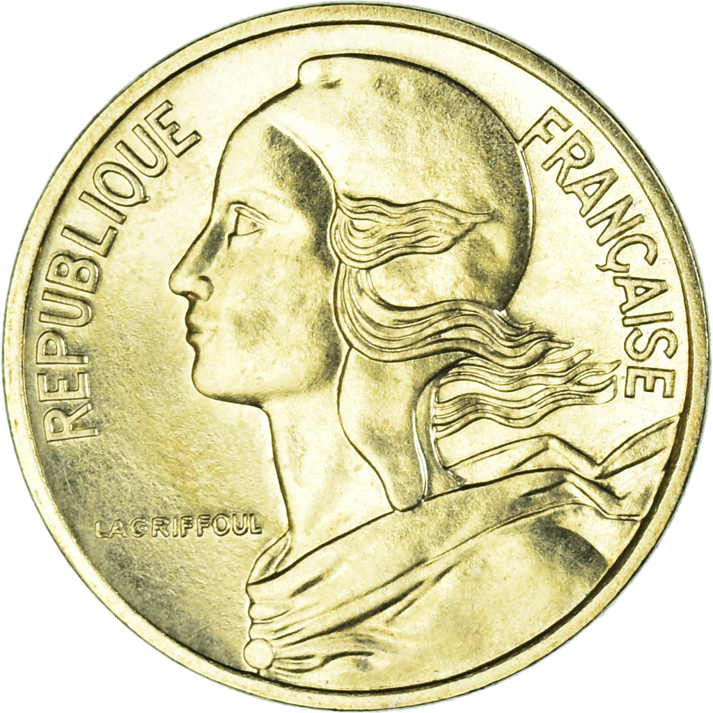 Coin, France, Marianne, 5 Centimes, 1977, Paris, MS(65-70), Aluminum-Bronze