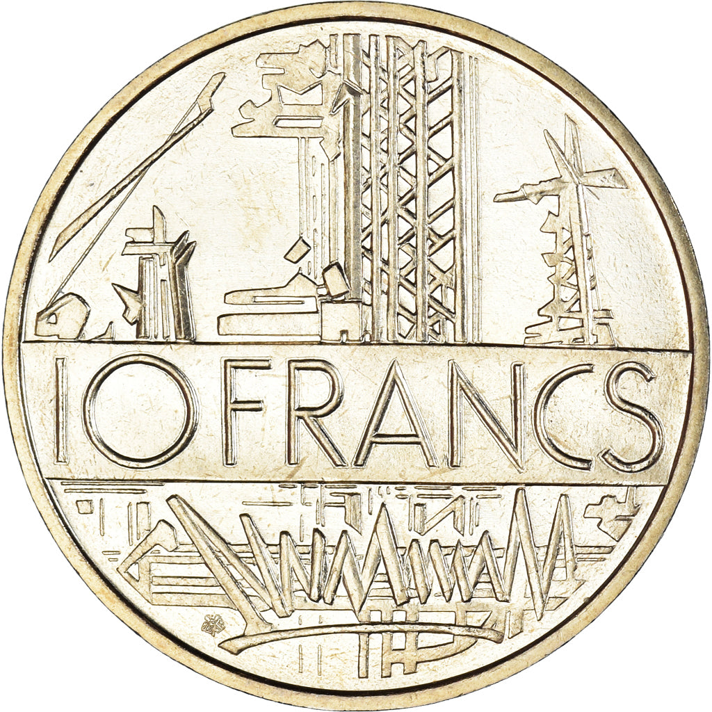 Münze, Frankreich, Mathieu, 10 Francs, 1977, Paris, Tranche A, STGL