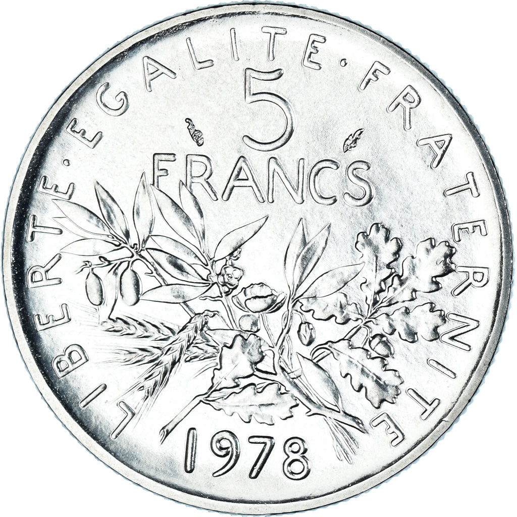 Monnaie, France, Semeuse, 5 Francs, 1978, Paris, FDC, Nickel Clad Copper-Nickel