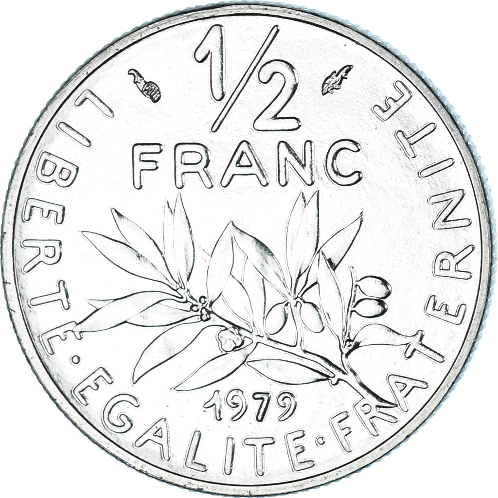 Monnaie, France, Semeuse, 1/2 Franc, 1979, Paris, FDC, Nickel, Gadoury:429