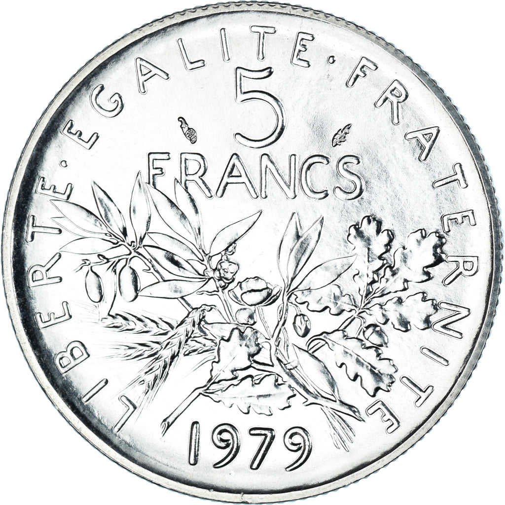Monnaie, France, Semeuse, 5 Francs, 1979, Paris, FDC, Nickel Clad Copper-Nickel