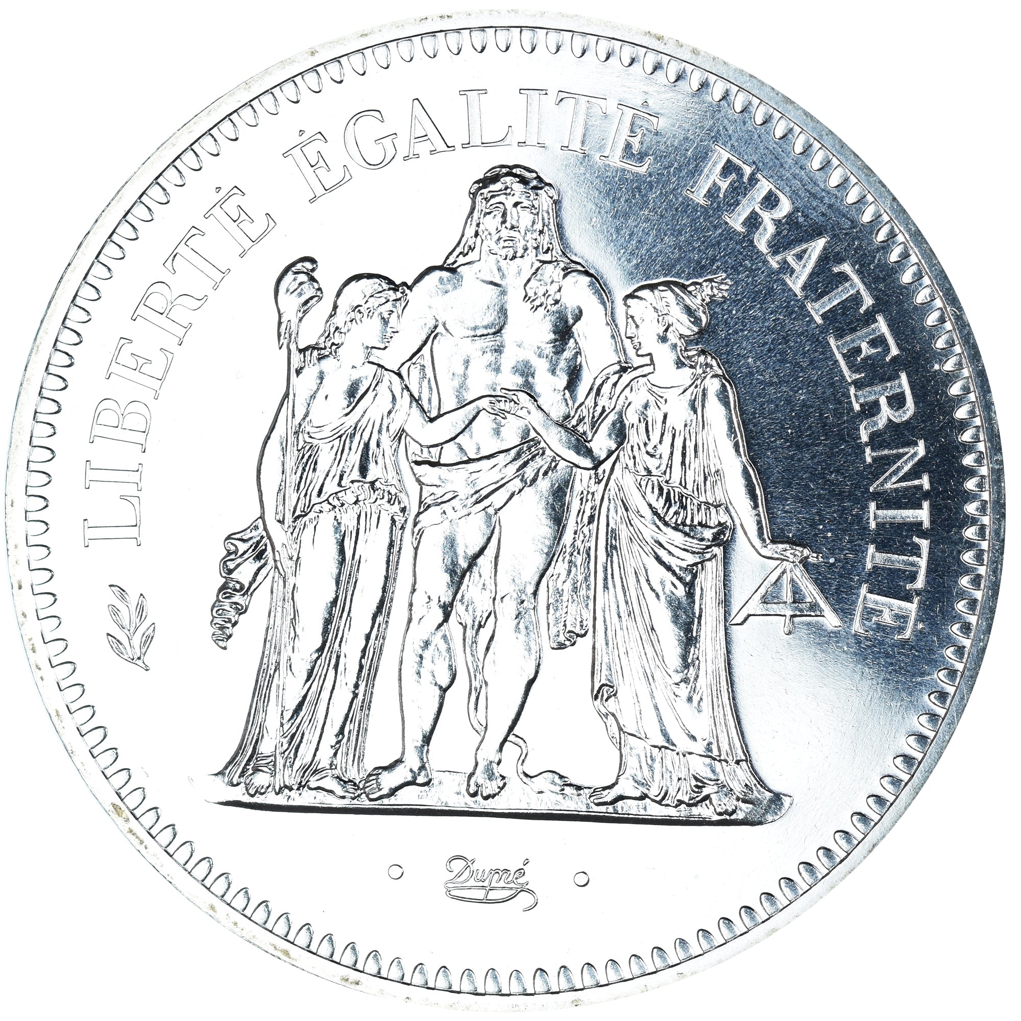 Münze, Frankreich, Hercule, 50 Francs, 1977, Paris, STGL, Silber, KM:941.1
