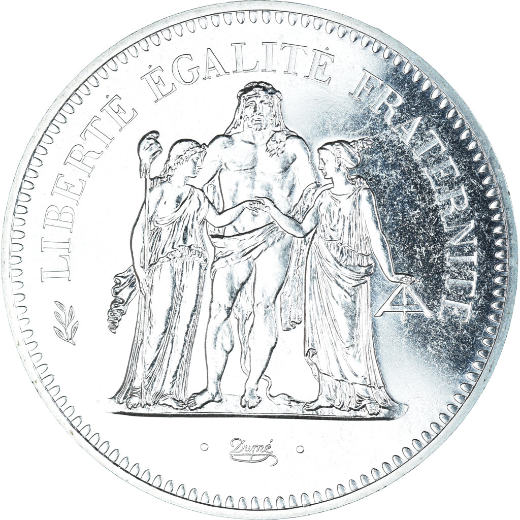 Moneta, Francia, Hercule, 50 Francs, 1978, Paris, FDC, Argento, KM:941.1