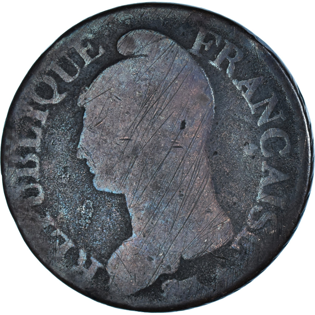 Moneta, Francja, Dupré, 5 Centimes, AN 8 (1799-1800), Lille, F(12-15)