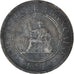 Coin, FRENCH INDO-CHINA, Cent, 1887, Paris, VF(30-35), Bronze, KM:1, Lecompte:39