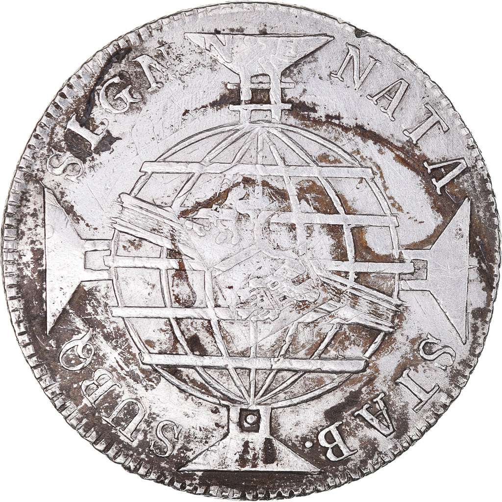 Moneta, Brasile, 960 Reis, 1816, Bahia, MB+, Argento, KM:307.1