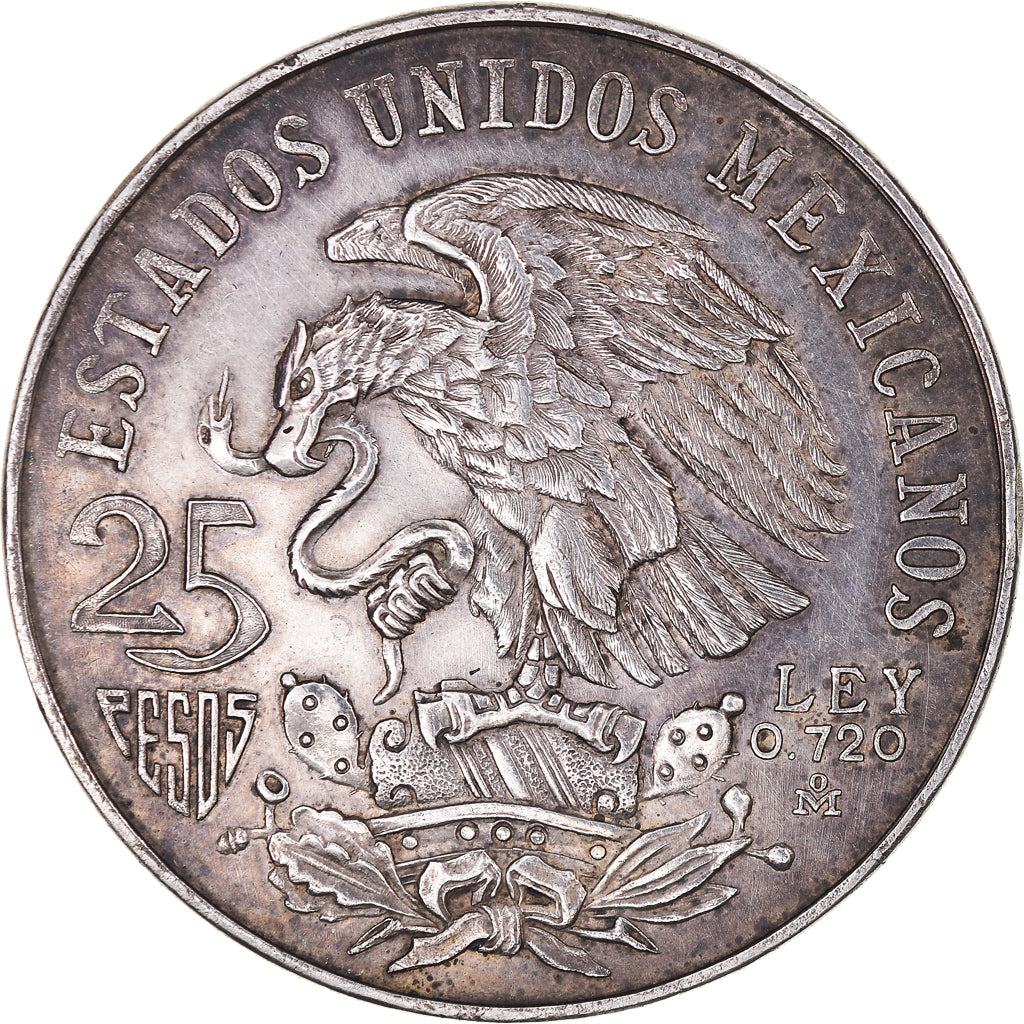 Monnaie, Mexique, 25 Pesos, 1968, Mexico, TTB+, Argent, KM:479.1