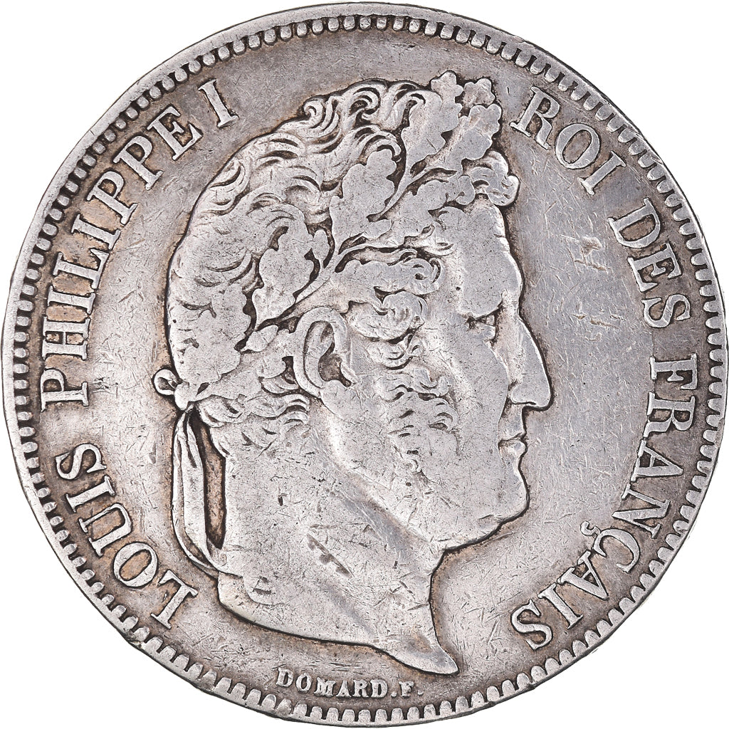 Monnaie, France, Louis-Philippe, 5 Francs, 1835, Marseille, TB+, Argent