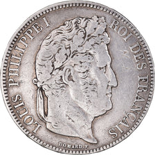 Monnaie, France, Louis-Philippe, 5 Francs, 1835, Marseille, TB+, Argent