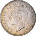 Monnaie, Grande-Bretagne, George VI, Florin, Two Shillings, 1944, TTB+, Argent