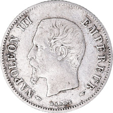 Munten, Frankrijk, Napoleon III, 20 Centimes, 1855, Paris, FR+, Zilver