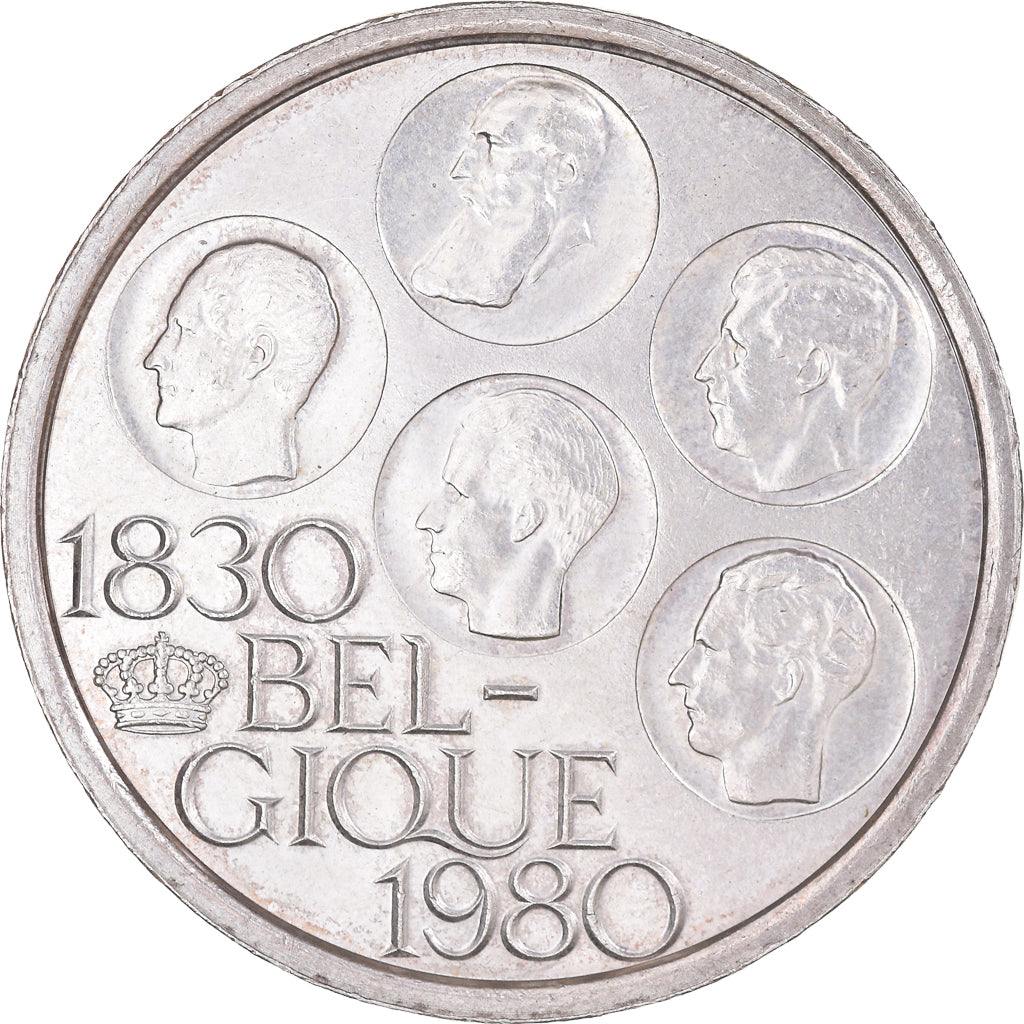 Monnaie, Belgique, 500 Francs, 500 Frank, 1980, Bruxelles, TTB+, Silver Clad