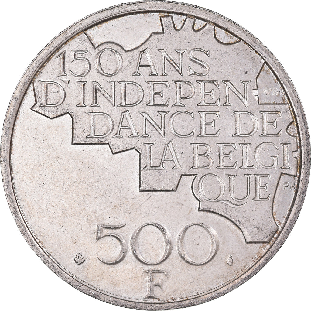 Moneta, Belgio, 500 Francs, 500 Frank, 1980, Brussels, BB+, Rame-nichel