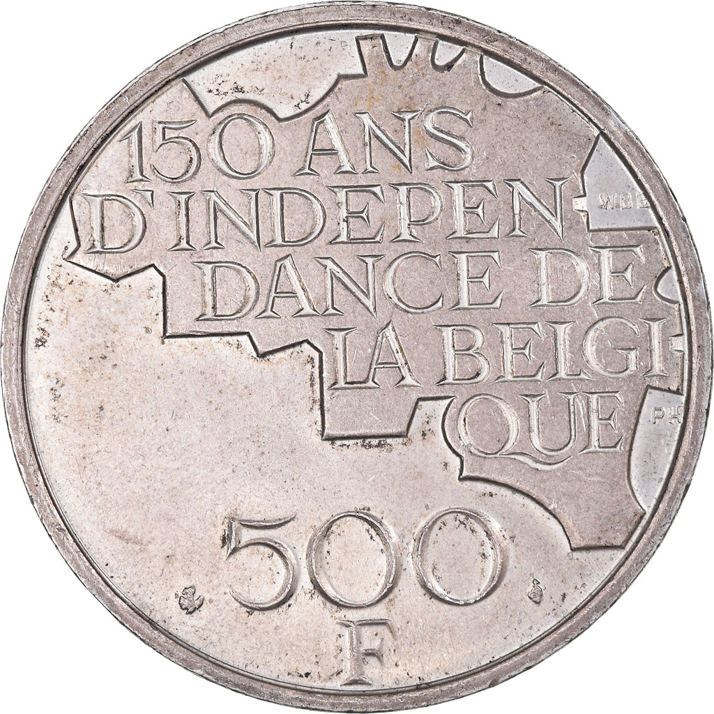Moneta, Belgio, 500 Francs, 500 Frank, 1980, Brussels, BB+, Rame-nichel