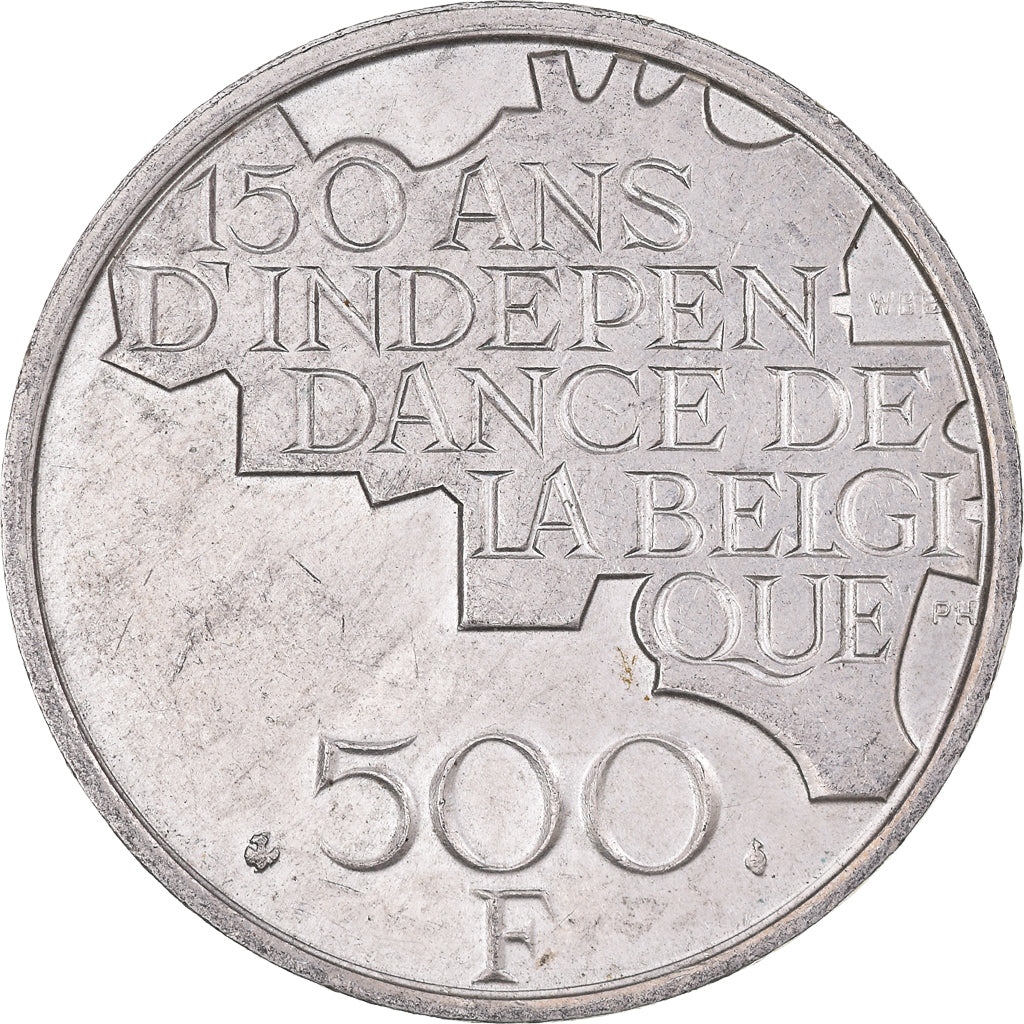 Moneta, Belgio, 500 Francs, 500 Frank, 1980, Brussels, BB+, Rame-nichel
