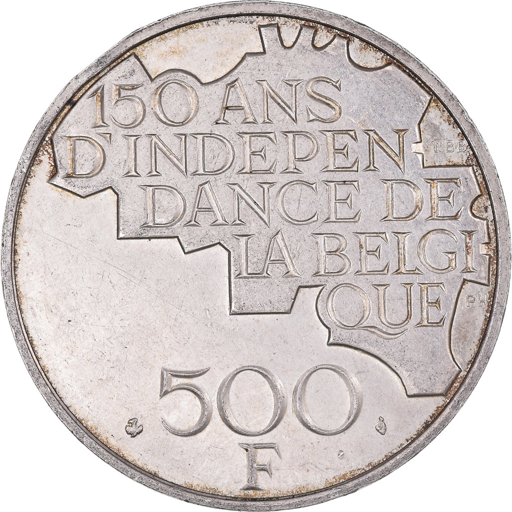 Moneta, Belgio, 500 Francs, 500 Frank, 1980, Brussels, BB+, Rame-nichel
