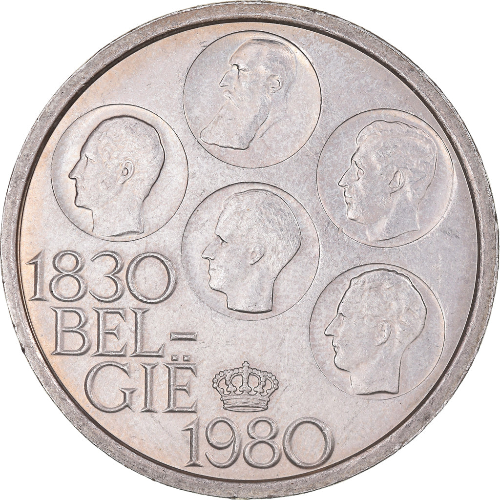 Moneta, Belgia, 500 Francs, 500 Frank, 1980, Brussels, AU(50-53), Miedź i