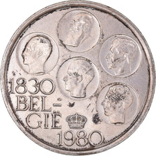 Coin, Belgium, 500 Francs, 500 Frank, 1980, Brussels, AU(50-53), Silver Clad