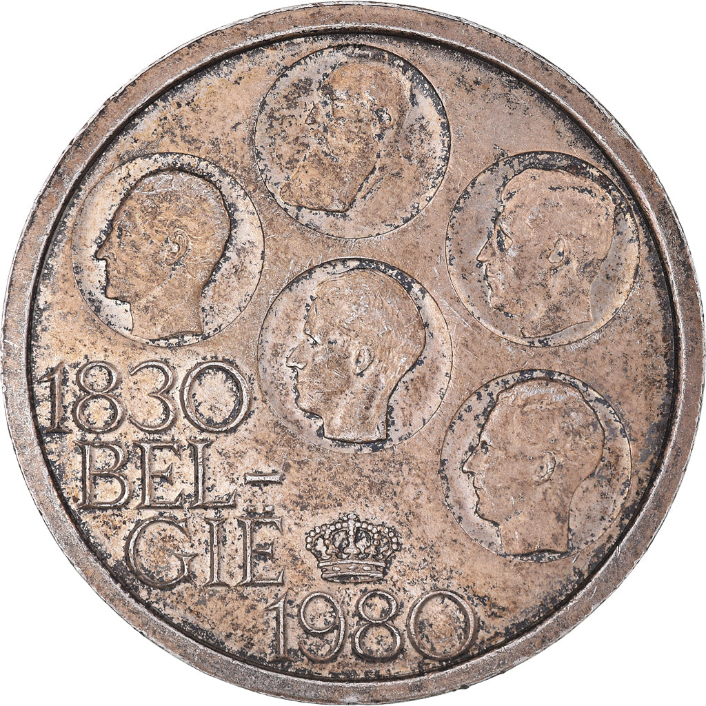 Moneta, Belgio, 500 Francs, 500 Frank, 1980, Brussels, BB+, Rame-nichel